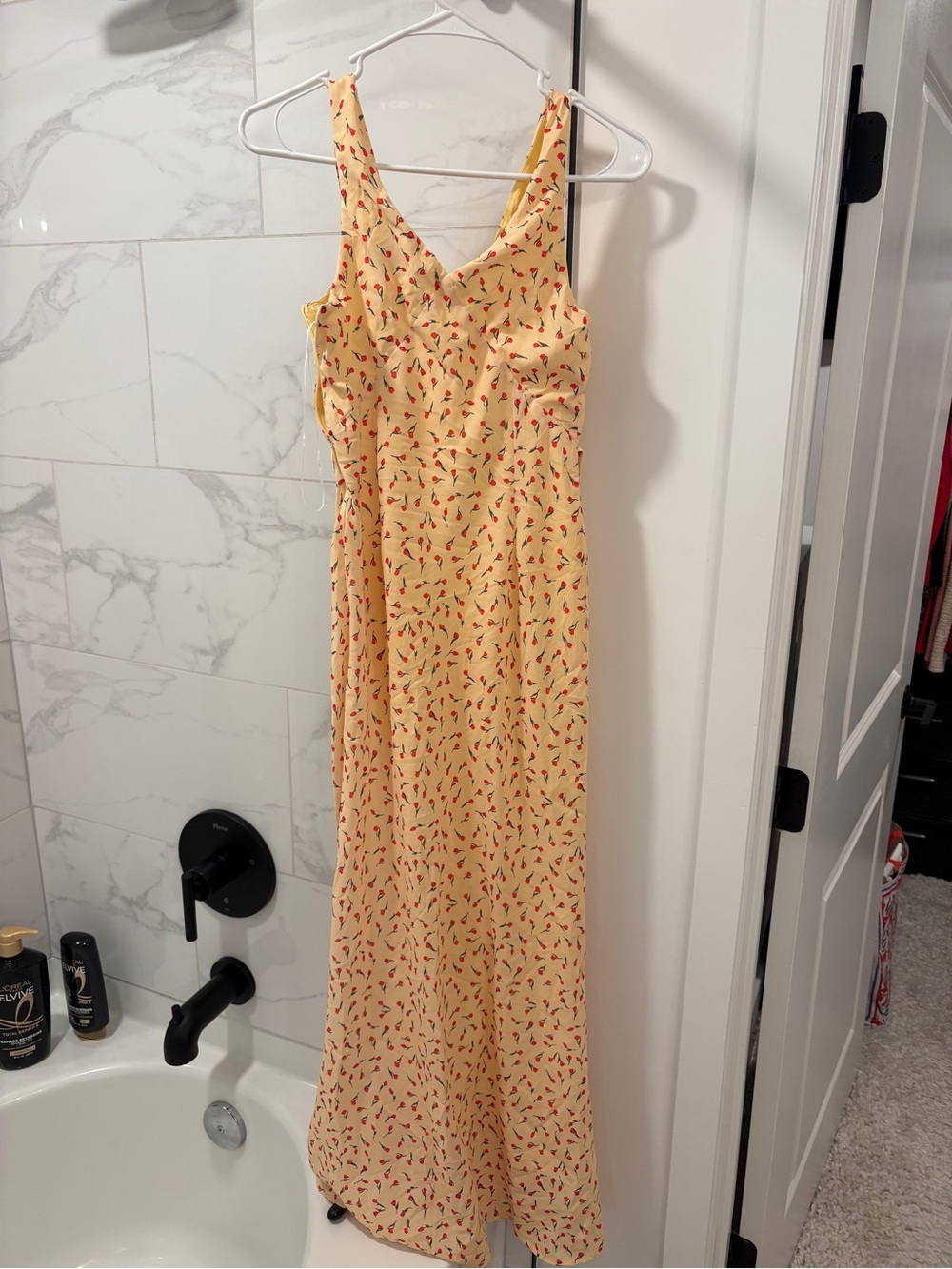 Princess Polly Yellow Floral Maxi Dress